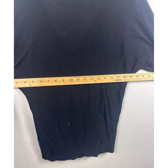 NORDSTROM OPEN EDIT Women’s V Neck Sweater Black Viscose Blend Size Medium - Picture 6 of 7